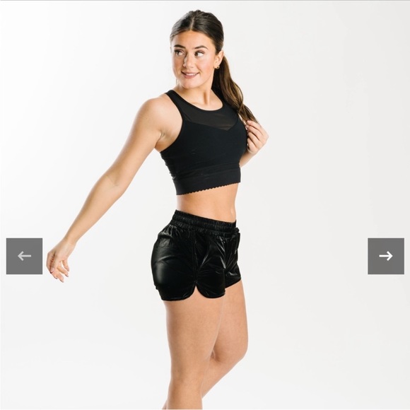 Zyia Midnight Gloss Bomber Shorts - Picture 4 of 11